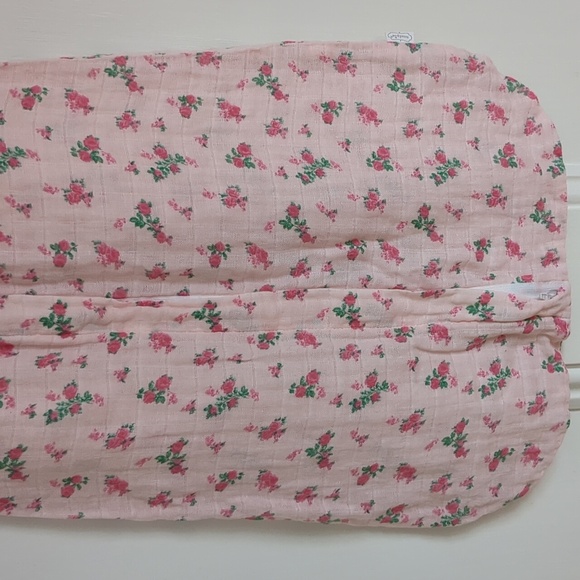 Up To 6M Mudpie Pink Floral Lightweight Sleepsack Mud Pie With Matching Pouch - Picture 5 of 14